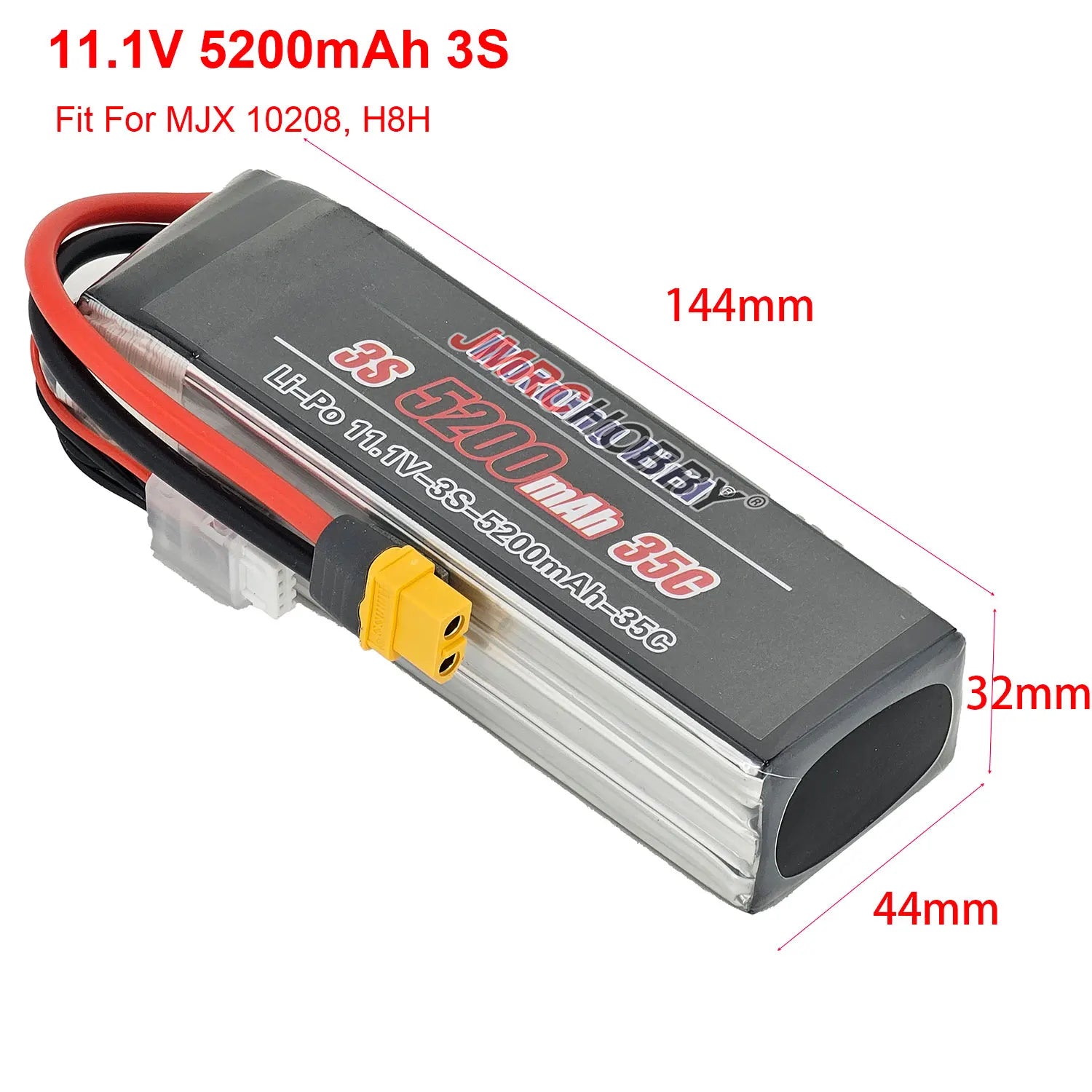 7.4V 1050mAh 2000mAh 3000mAh 11.1V 3S 2500 5200mAh Original And Upgrade Lipo Battery For MJX 16207,16208,14301,14210,10208,H8H