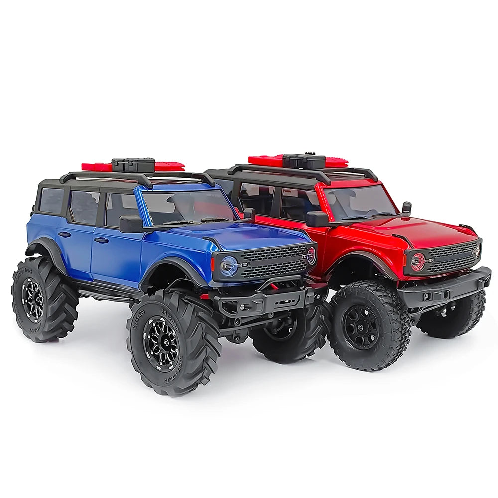 YEAHRUN 4Pcs 1.0inch Soft Rubber Wheel Tires 50/54/58/62/64/65mm for TRX-4M 1/18 Axial SCX24 1/24 RC Crawler Car Upgrade Parts