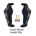Brass Black Counterweight Portal Axle C-Hub For 1/10  TRX4 TRX6 RC Crawler Car Upgrade Parts