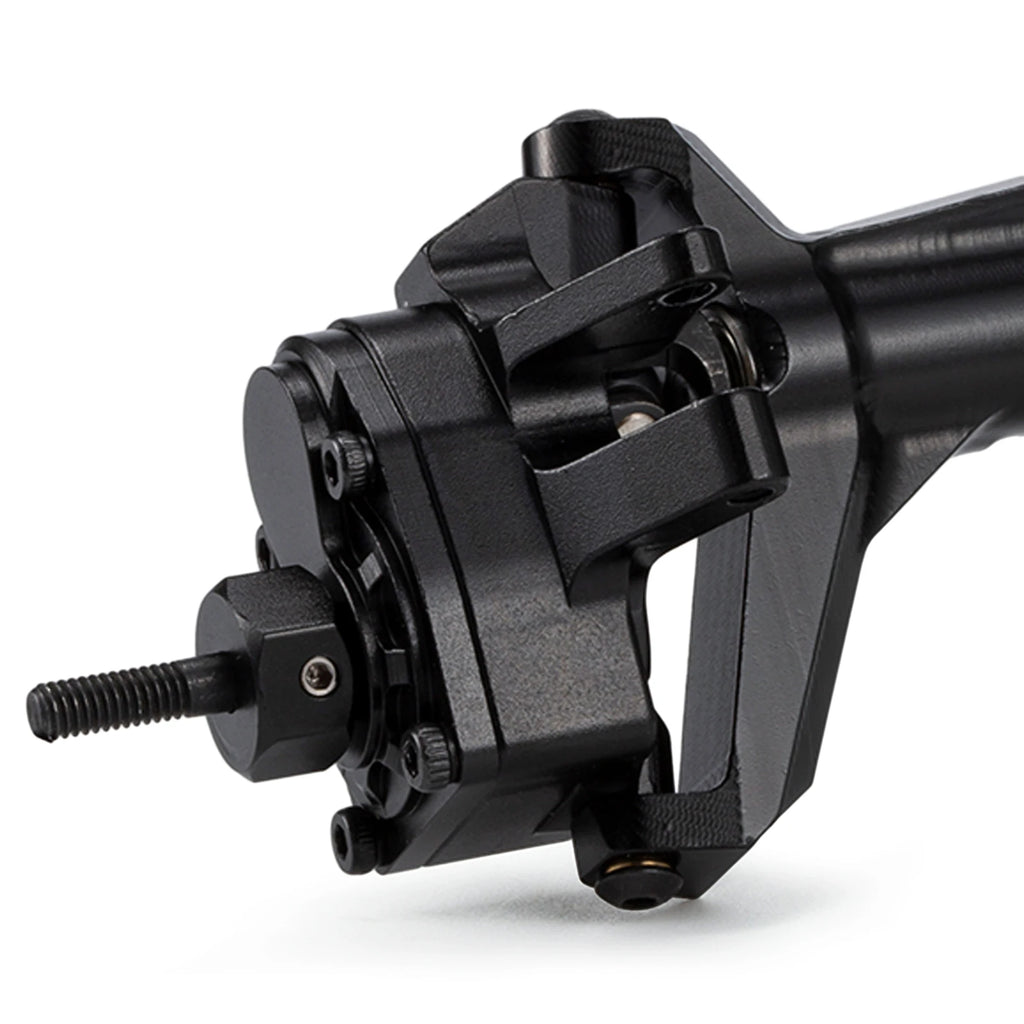 CNC Aluminum F9 Offset Portal Axle with Servo Mounts for 1/10 RC Crawler Axial Capra 1.9 UTB LCG Chassis Cheater Rigs