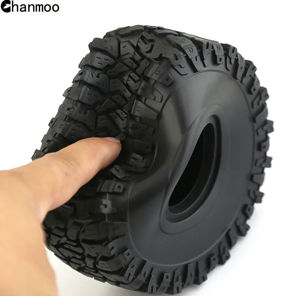 1.9in Crawler Tires Rock Wheels Mud Tyre for 1/10 Scale RC Car Axial Traxxas SCX10 II III TRX4 RC4WD D90 YK4102 Gen8 Redcat