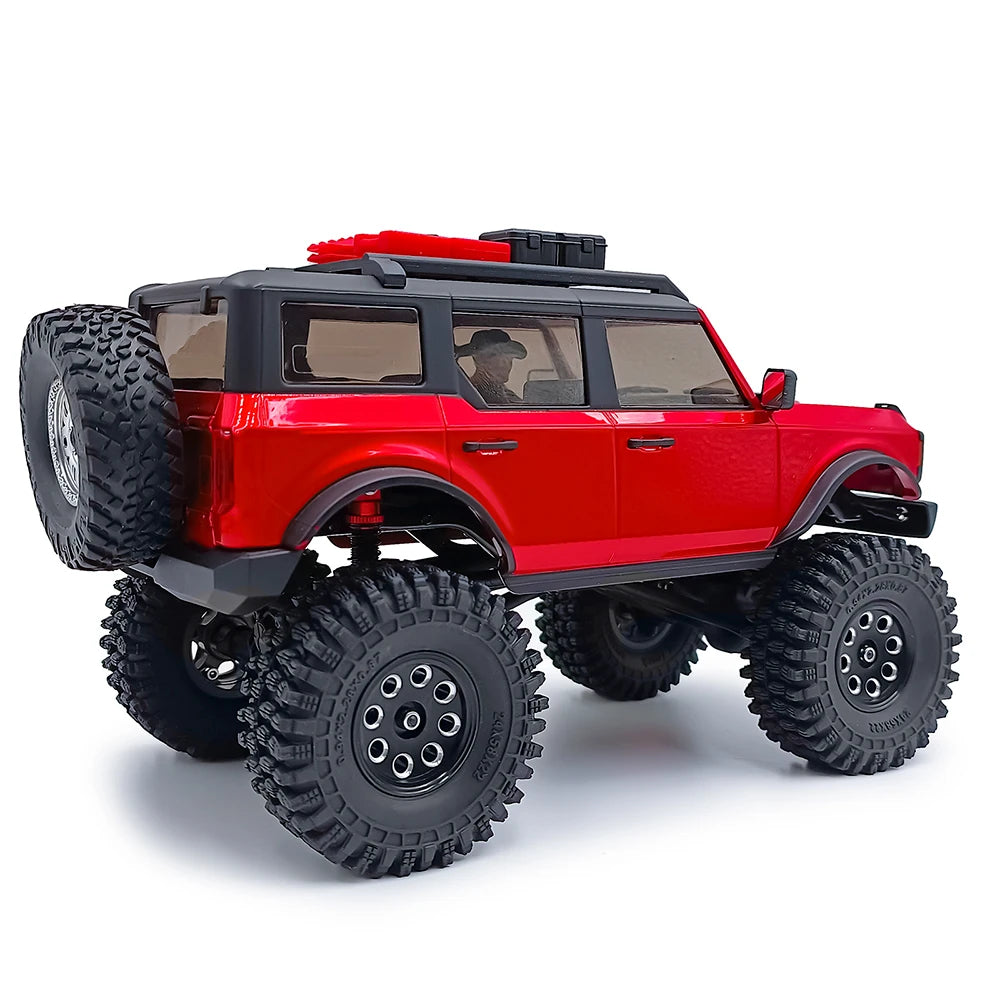 YEAHRUN 4Pcs 1.0inch Soft Rubber Wheel Tires 50/54/58/62/64/65mm for TRX-4M 1/18 Axial SCX24 1/24 RC Crawler Car Upgrade Parts