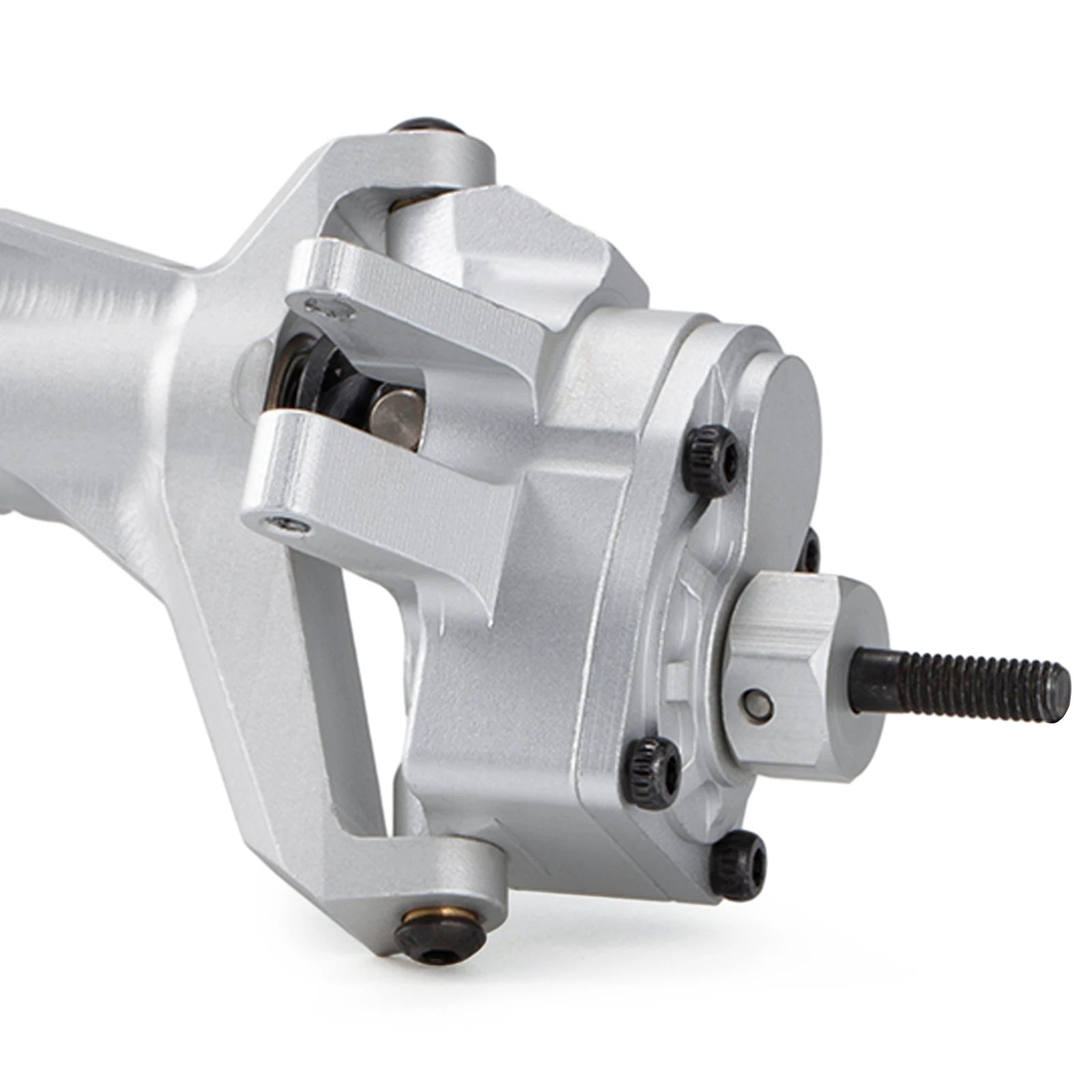 CNC Aluminum F9 Offset Portal Axle with Servo Mounts for 1/10 RC Crawler Axial Capra 1.9 UTB LCG Chassis Cheater Rigs
