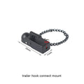 Metal Trailer Head Rescue Tow Hook M3 Hitch Mount for 1/10 RC Crawler TRX4 TRX6 SCX10 90046 D90 Redcat GEN 8 Scout II CC01 TF2