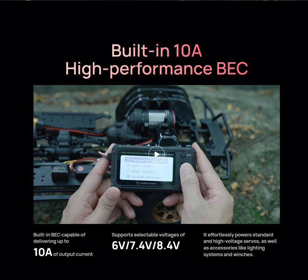 HOBBYWING QuicRun Fusion Pro Elite 50A 2300KV Sensored Brushless Integrated ESC Motor for 1/10 RC Model Car Crawler Accessories