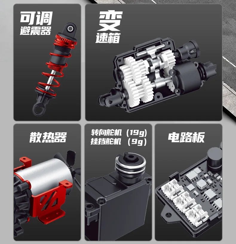 1:10 full scale pickup truck 4X4 professional remote control vehicle Defender simulated off-road climbing vehicle RC CAR