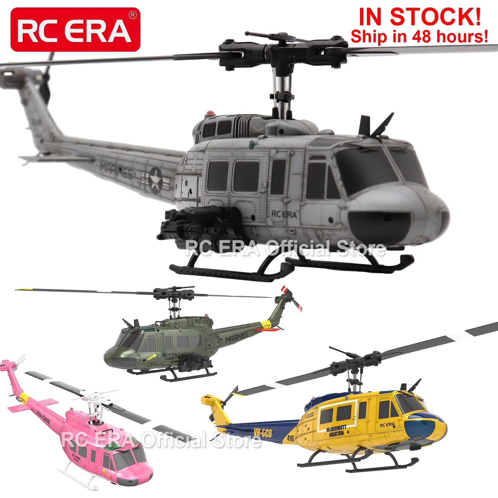 C186 Pro B105 2.4G RTF RC Helicopter 4 Ppropellers 6 Axis Electronic Gyroscope for Stabilization Remote Control Hobbies Toys