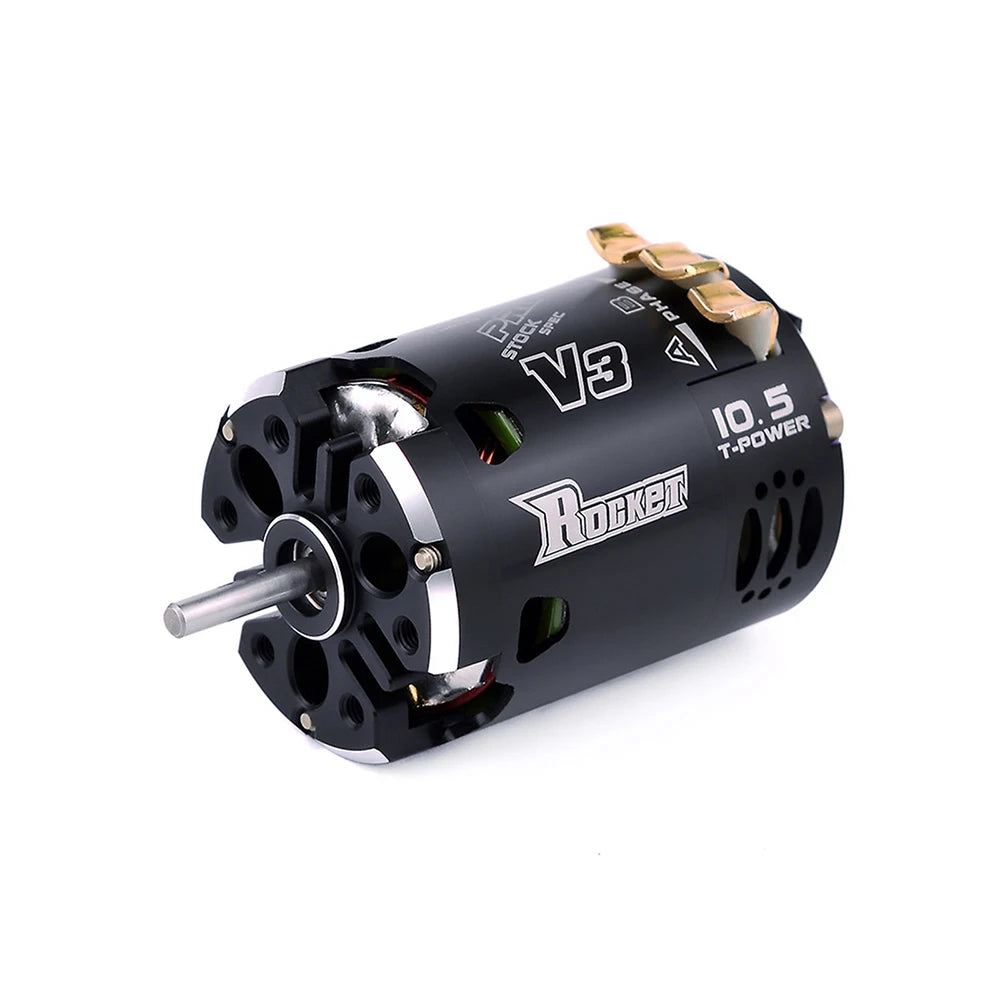 Hobbywing QUICRUN 10BL120 120A ESC w/Rocket 540 V3 4.5T  Motor Sensored Brushless Combo for Competition 1/10 1/12 F1 RC Car