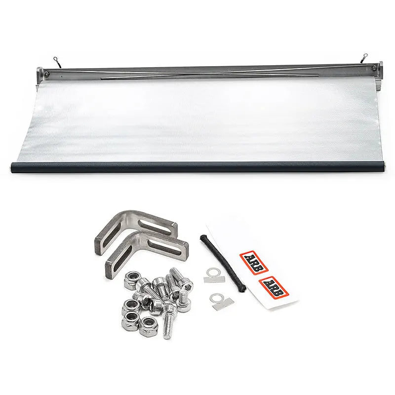 RC Crawler Roof Tent for LeiLuo MK07 Croboll 1/7 1/8 Scalerc Traxxas TRX4 Axial SCX10 Metal Side Awning Silver Black