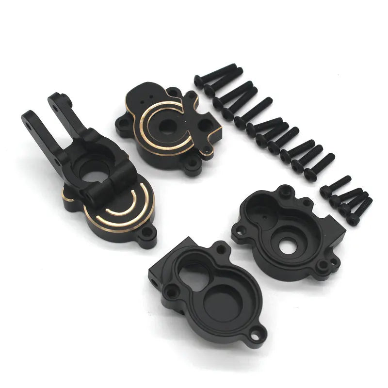 Yikong 4106 YK4107 RC 1/10 Remote Control car brass counterweight front axle steering cup rear wheel seat fittings