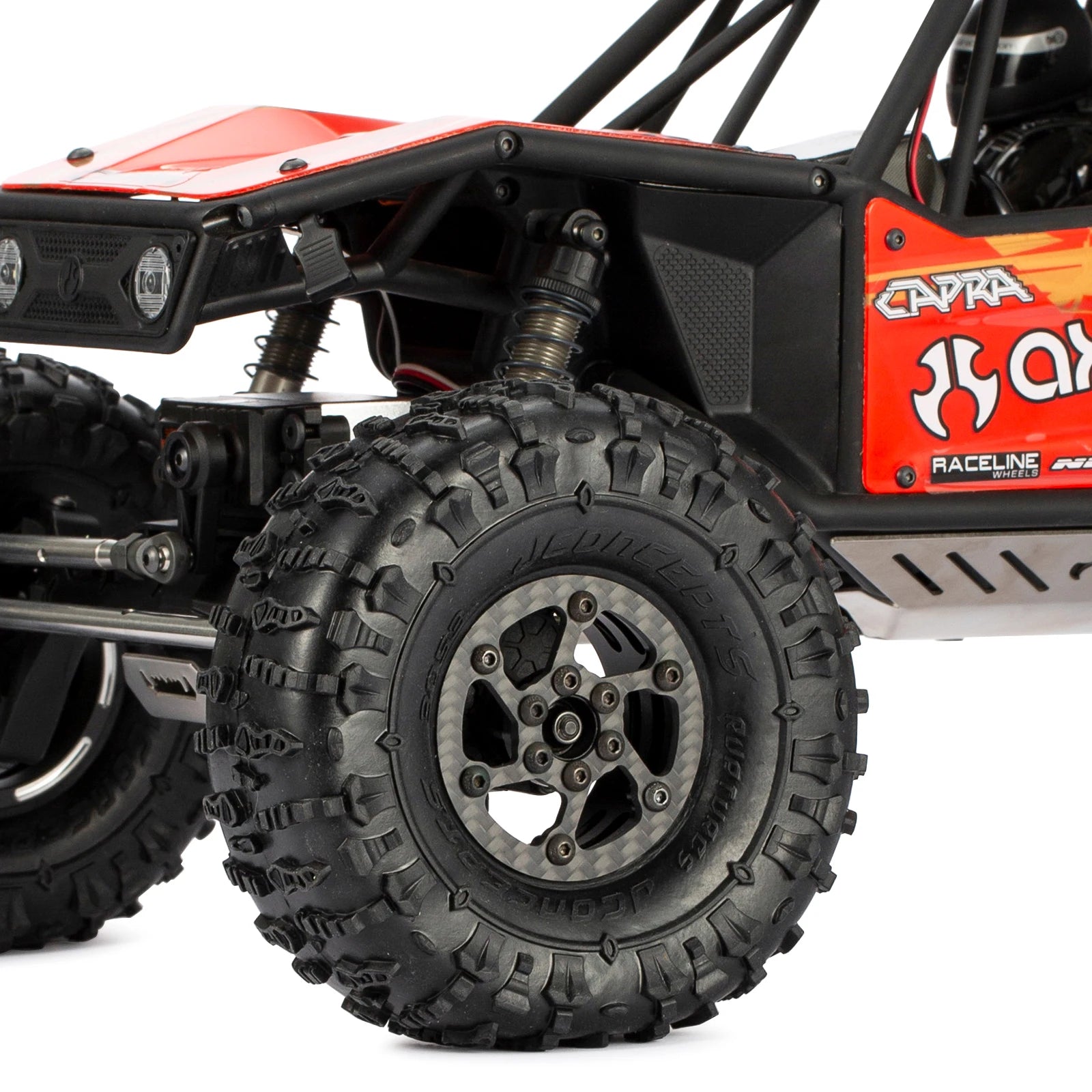 1.9 Inch Carbon Fiber Portal Beadlock Wheels Rims for 1/10 RC Crawler lightweight design GSPEED LCG Chassis Capra SCX10 Pro TRX4