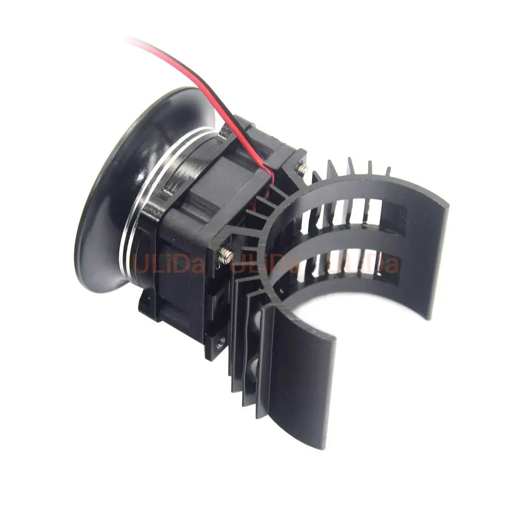Motor Heatsink Cover+Cooling Fan for WLtoys A959-B 144001 124019 HSP 1/8 1/10 RC Car 540 550 3650 Size Motor Heat Sink