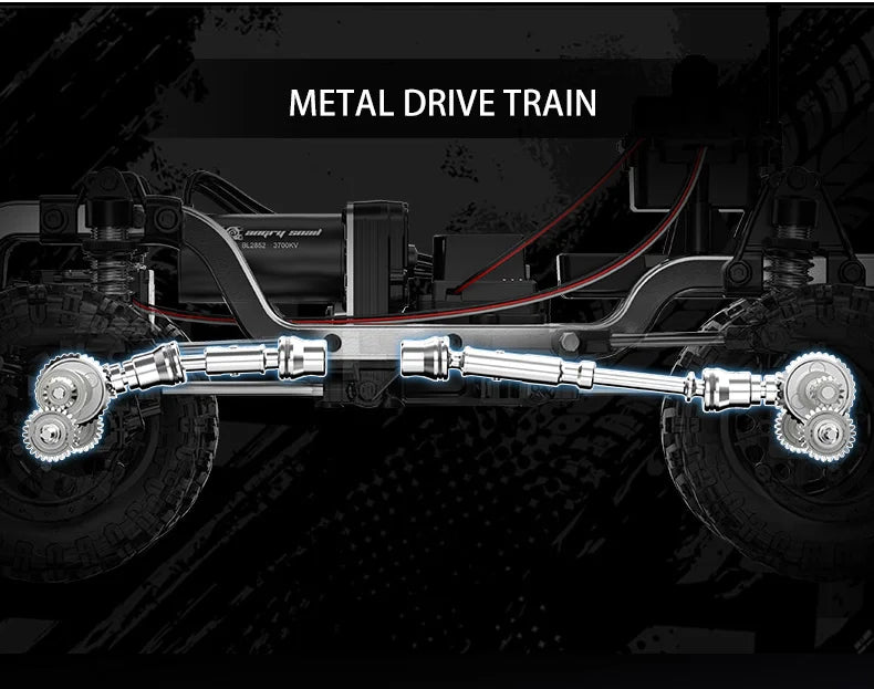 Mjx H12y Pro Rc Car 1/12 Brushless Off-Road Climbing Vehicle Magnetic Quick-Release Aluminum Metal Body Metal Servos Rc Toy