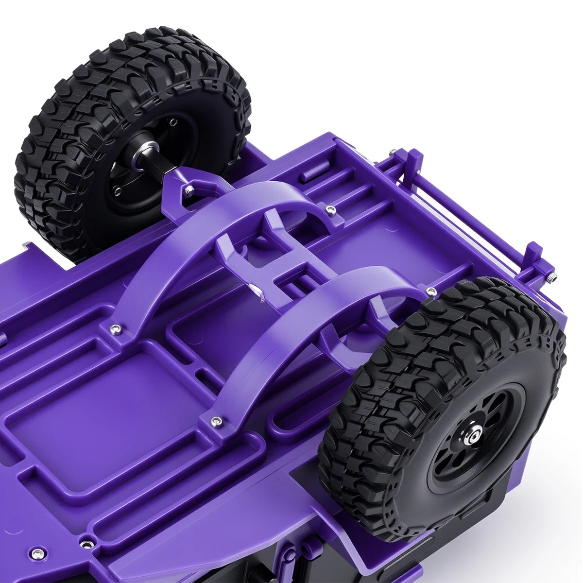 Plastic Off-Road Camping Trailer Motorhome RV Trailers with Stickers for 1/18 1/24 RC Crawler TRX4M SCX24 Decorative Parts
