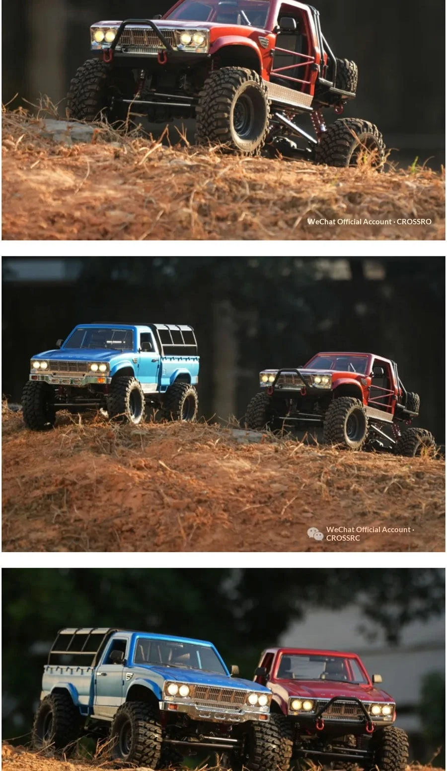 CROSSR Sg4 Half-Scale Sp4 Truck 1/10 Remote-Controlled Electric Four-Wheel-Drive Competitive Climbing Off-Road Vehicle Model