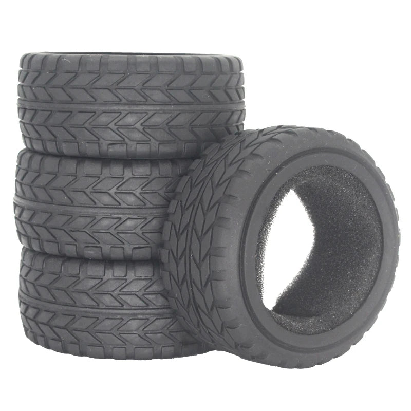 1:10 Scale RC model Car parts On Road 26mm High Grip Rubber Tires Fit HSP HPI HIMOTO REDCAT Racing for HSP 94123/94122/94103
