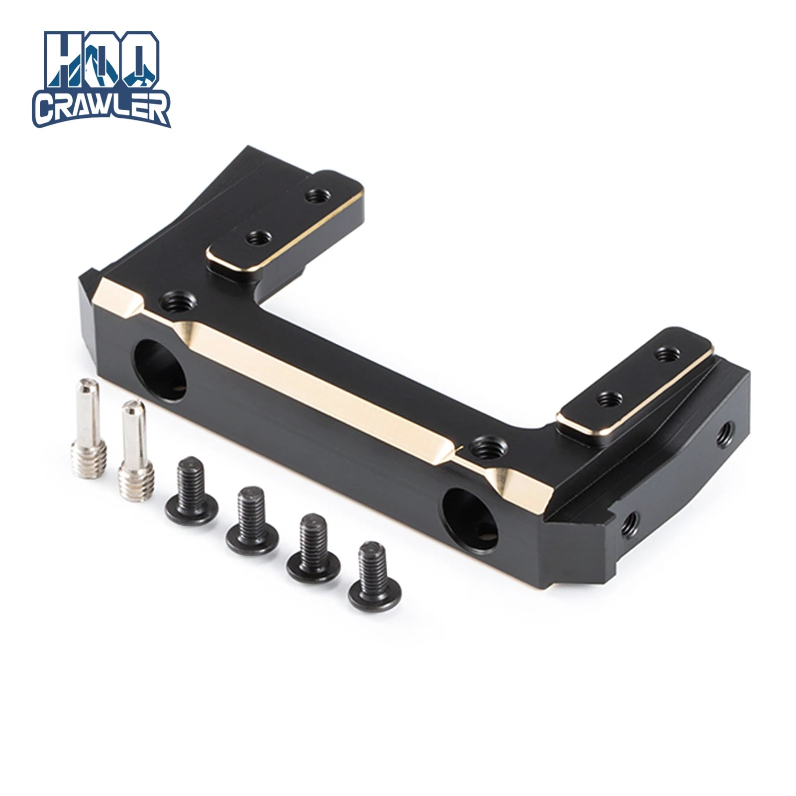 SCX10 II Heavy Brass Front Bumper Servo Mounts Weights 86g for 1/10 Axial 90046 90047 Chassis Frame RC Crawler Optional Parts