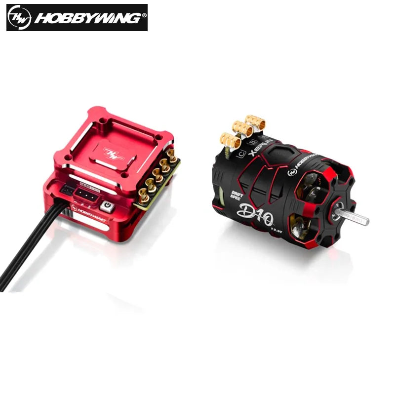 HobbyWing XeRun XD10 PRO 100A/800A ESC 2S Lipo Brushless Sensored D10 Motor Electronic Speed Controller for 1/10 RC Drift Car