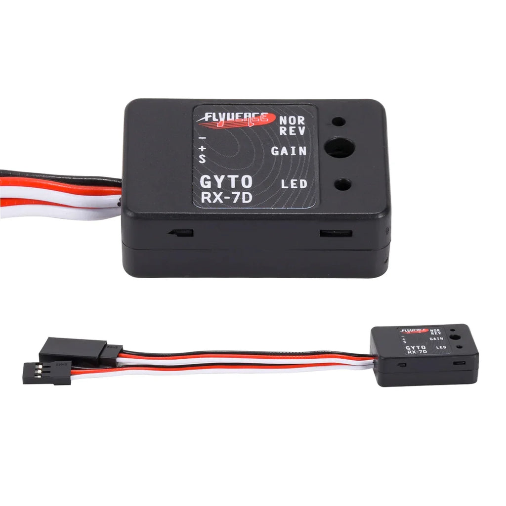 1Pcs Plastic Mini Gyro Stability Control Drift Car Gyroscope 4.8-7.4V for 1/10 1/12 RC Crawler RX-7D Boat