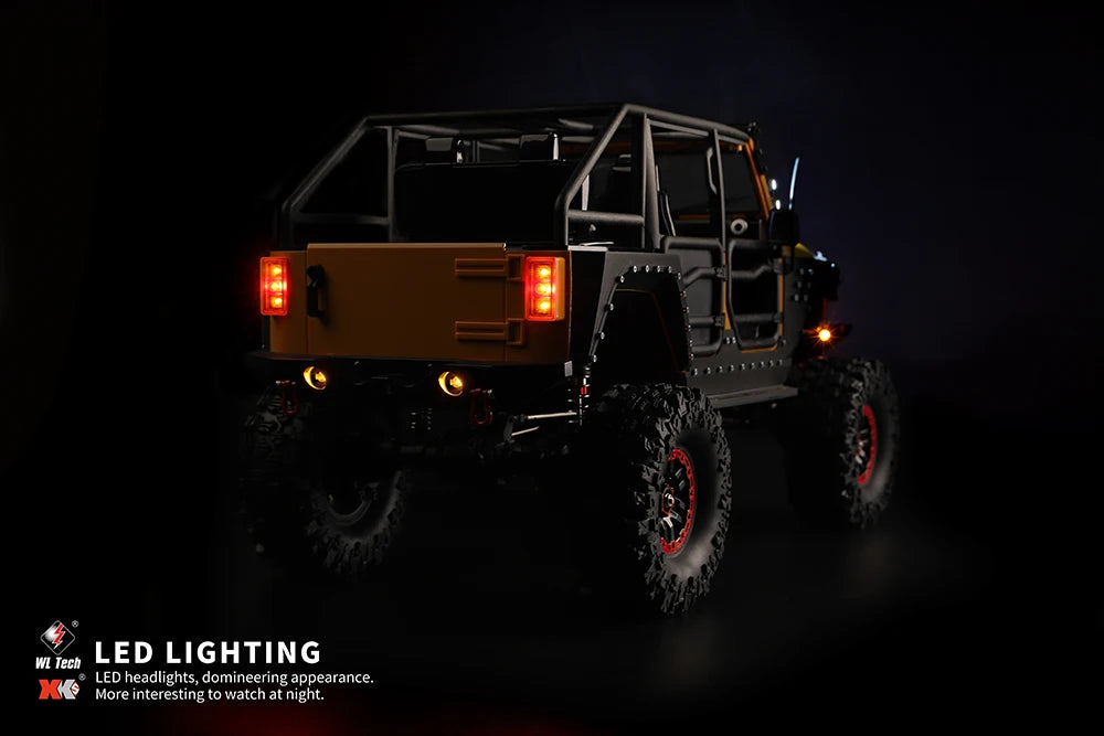 WLtoys 104026 1/10 Professional RC Car Off Road 4x4 2.4G 4WD Remote Control Cars 45 Minutes Working Time Climbing Car Adult Toy