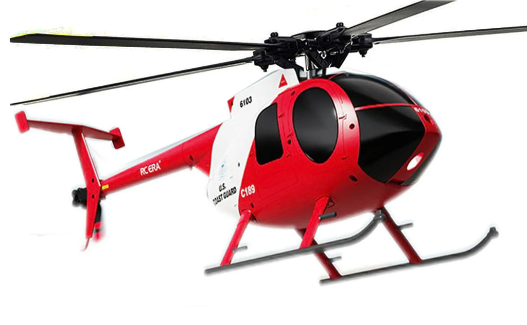 MD500 C189 Remote Control Helicopter Aircraft Add Optical Flow Positioning 6-Axis Gyro Dual Brushless Motors RC Heli for Adults