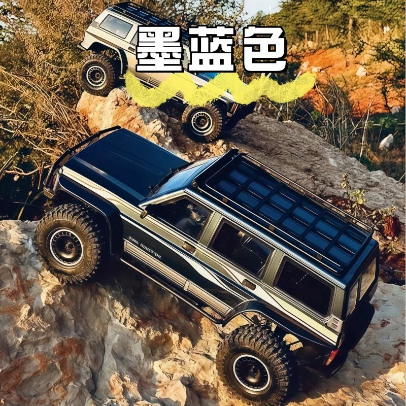 YIKONG YK4107/PRO 1/10 Scale 4WD RC Car Dual Speed Brushless Off-Road Crawler Truck Realistic RC Model Toy Gift for Ages 14+