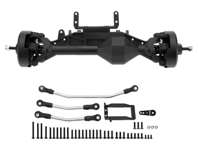 MEUS RACING 1/10 Nylon ISO Stright Axles with Front Axle Counterweight for Axial Capra II SCX10 II and Other DIY 1/10 RC Crawler