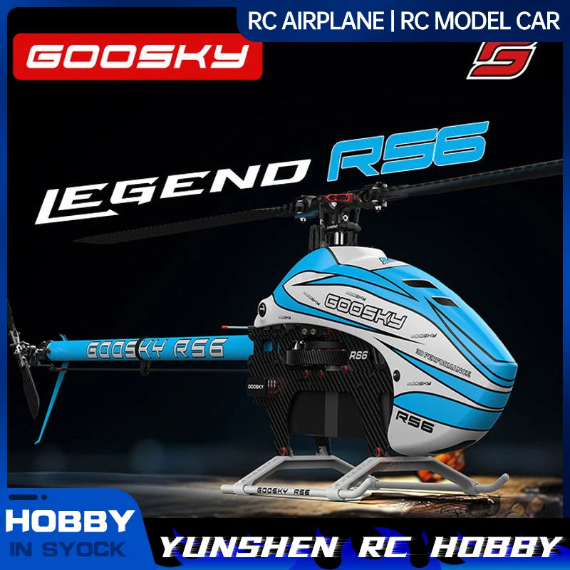Goosky Rs6-600 Class Model Aircraft 3d Stunt Remote Control Helicopter Without Propeller Blades Or Electrical Equipment