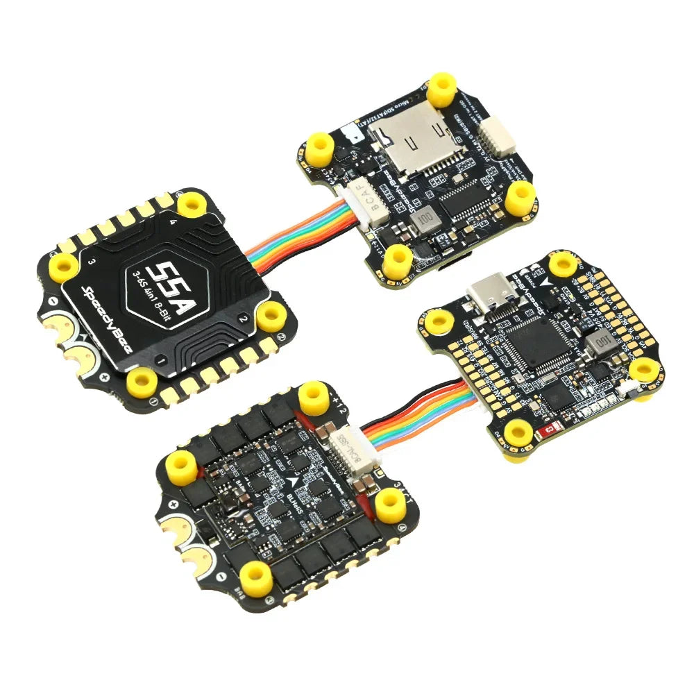 Speedybee F405 V4 Stack BLS 55A 4-in-1 ESC&FC 30x30 RC iNAV Betaflight Configure Bluetooth 3-6S FPV 5-8 inch frame Drone parts