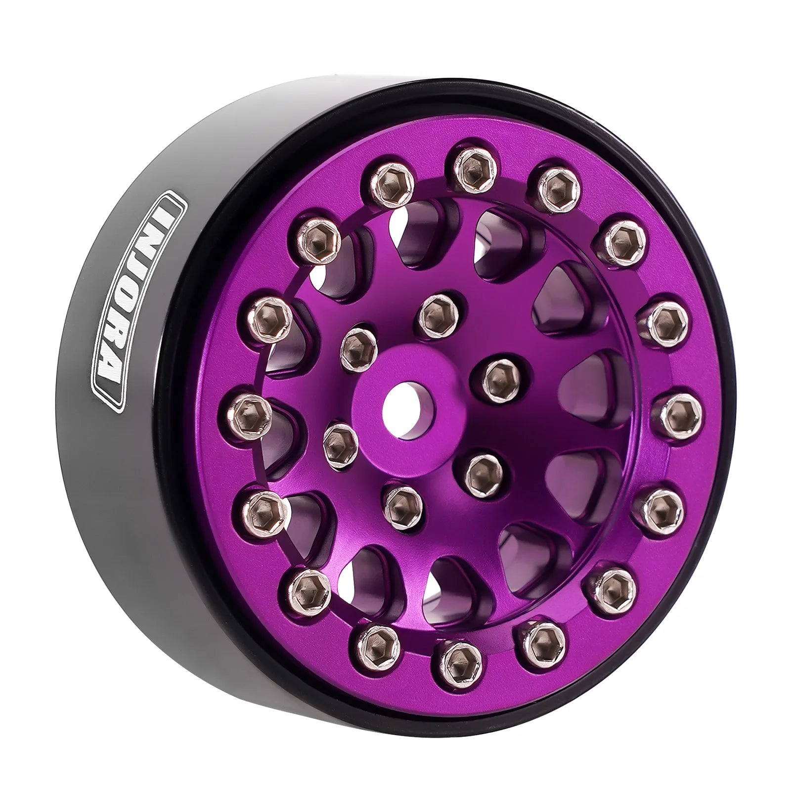INJORA 1.3" Aluminium Beadlock Wheels for 1/24 1/18 RC Crawler (W1311)