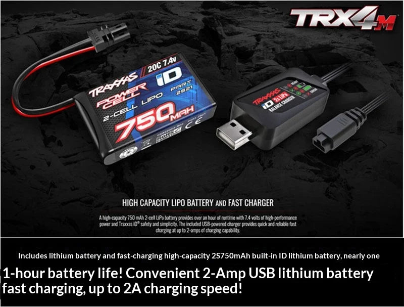 Traxxas TRX4M 1/18 Scale RC Crawler Electric Remote Control Land Rover Defender Bronco Off Road Vehicle Model 97054-1
