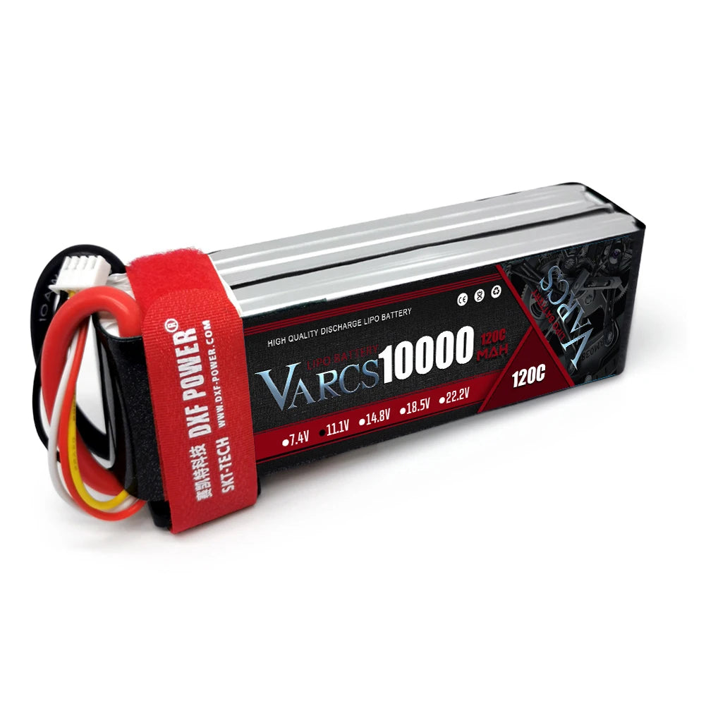 2PCS VARCS 7.4V 7.6V 11.4V 11.1V 15.2V 14.8V 22.2V 2S 3S 4S 6S 5200Mah 6300Mah 6500mAh 6200mAh 6750mAh 8000mAh 7000mAh 10000mah
