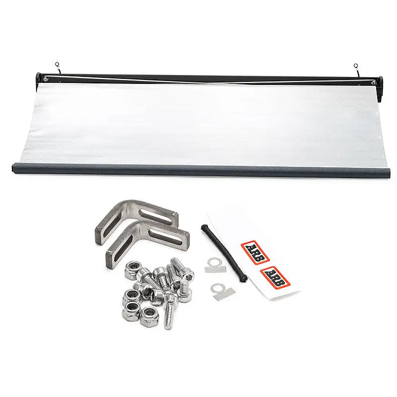 RC Crawler Roof Tent for LeiLuo MK07 Croboll 1/7 1/8 Scalerc Traxxas TRX4 Axial SCX10 Metal Side Awning Silver Black