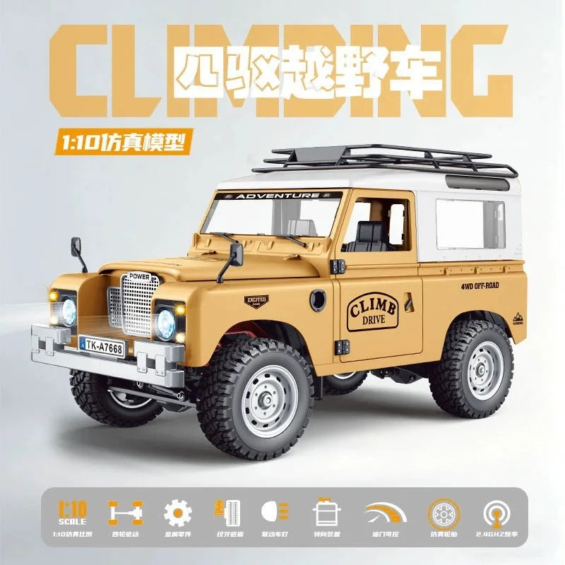 1:10 full scale pickup truck 4X4 professional remote control vehicle Defender simulated off-road climbing vehicle RC CAR