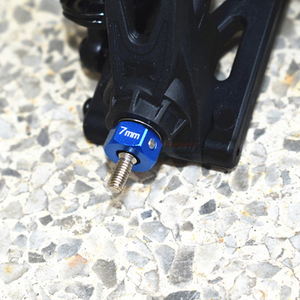 GPM for ARRMA 1/10 GRANITE SENTON BIG ROCK VORTEKS 3S Metal Alloy 12mm Hex 7MM Thickness Wheel Hub Adapter AR310779 AR310871