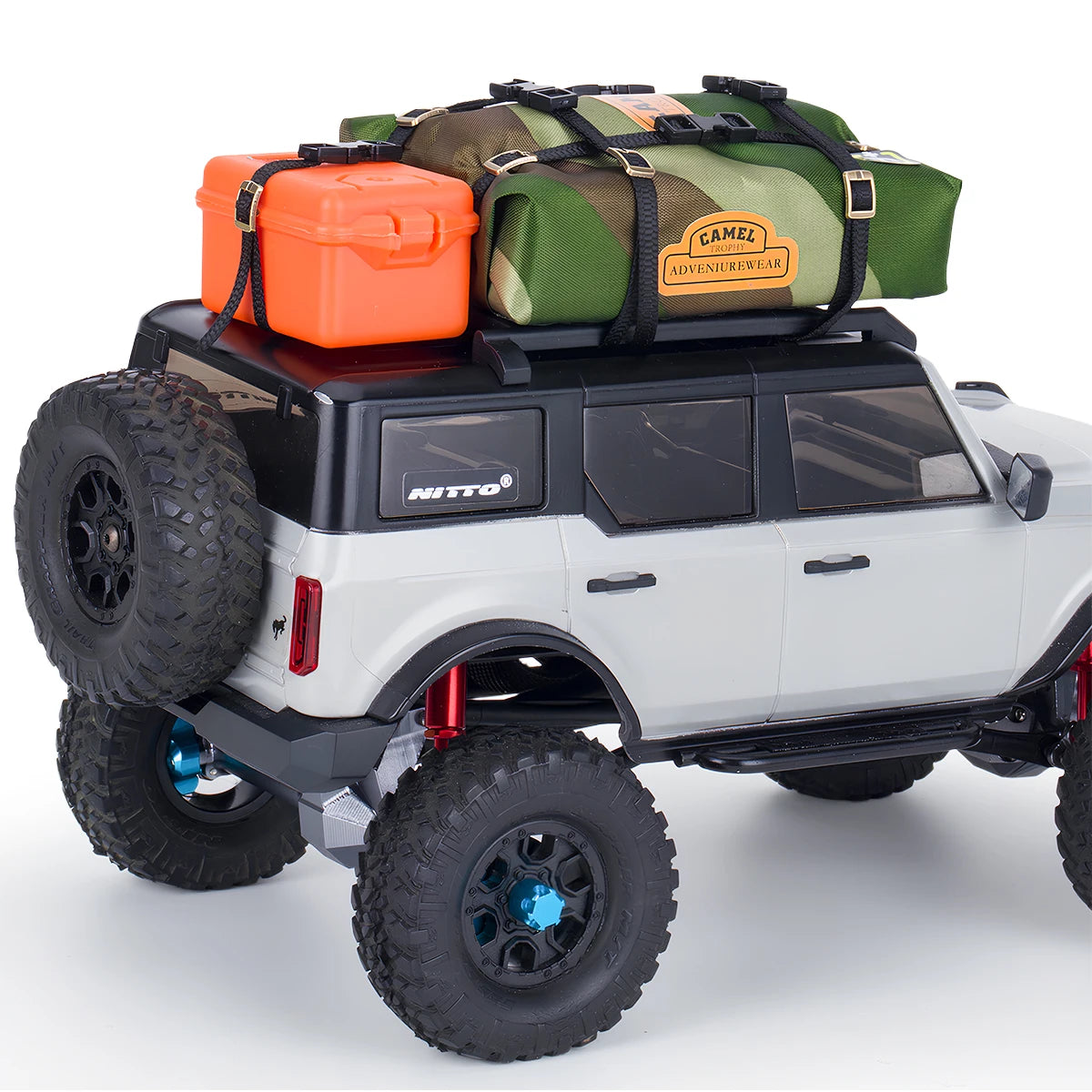 1/18 1/24 RC Crawler Roof Top Tent Simulation Decoration for TRX4M Bronco Defender SCX24 DIY Upgrade Accessories