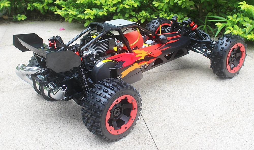 New Aarrival 1/5 Scale Gas Petrol Engine Powered RC Car High Speed Remote Control Buggy Rofun Baha Rovan Baja 5B 29CC