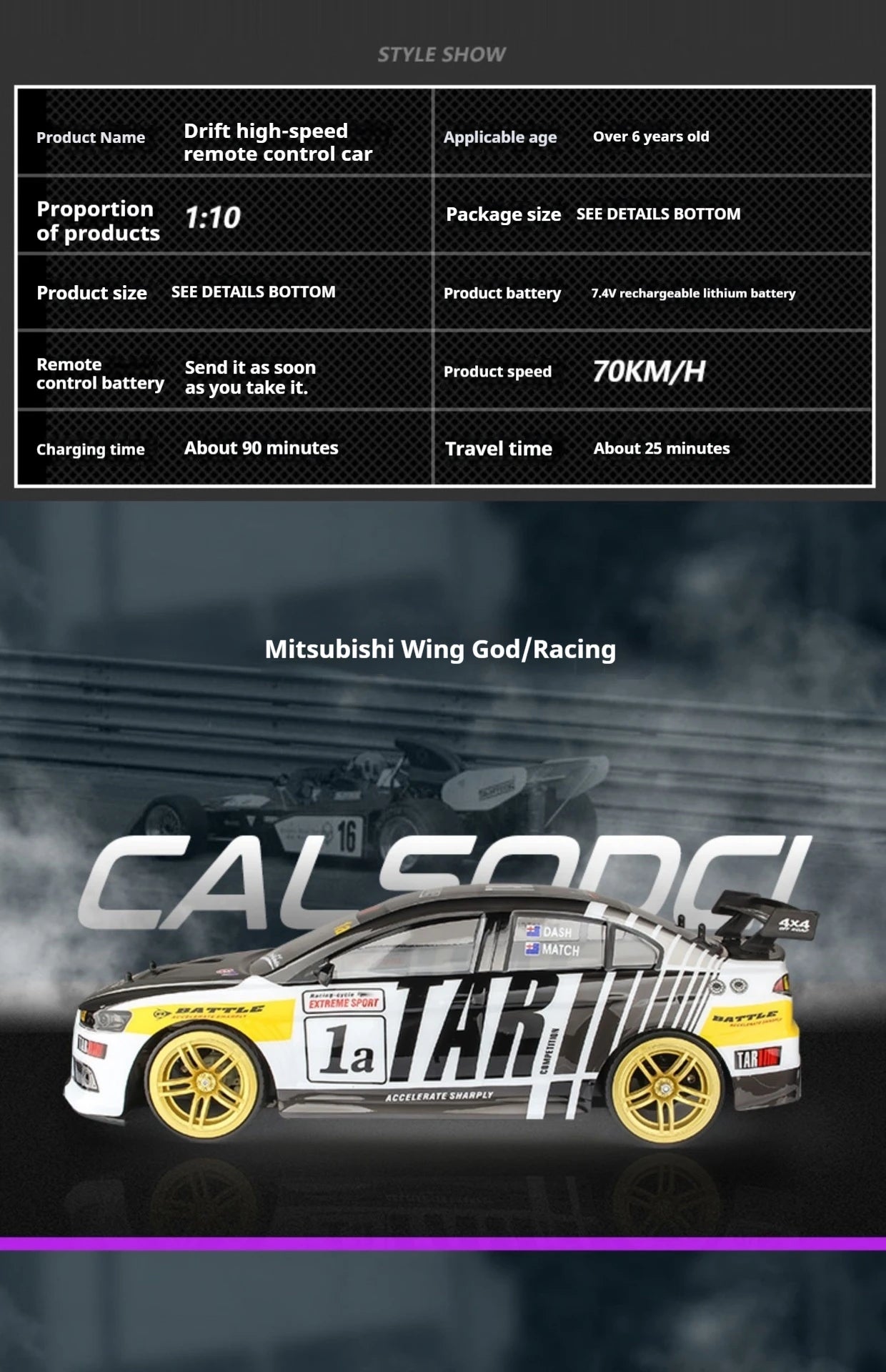 4x4 rc cars:45cm super remote control car,1:10 professional rc drift car,70km/h high-speed 4WD racing car,electric car,kids toys