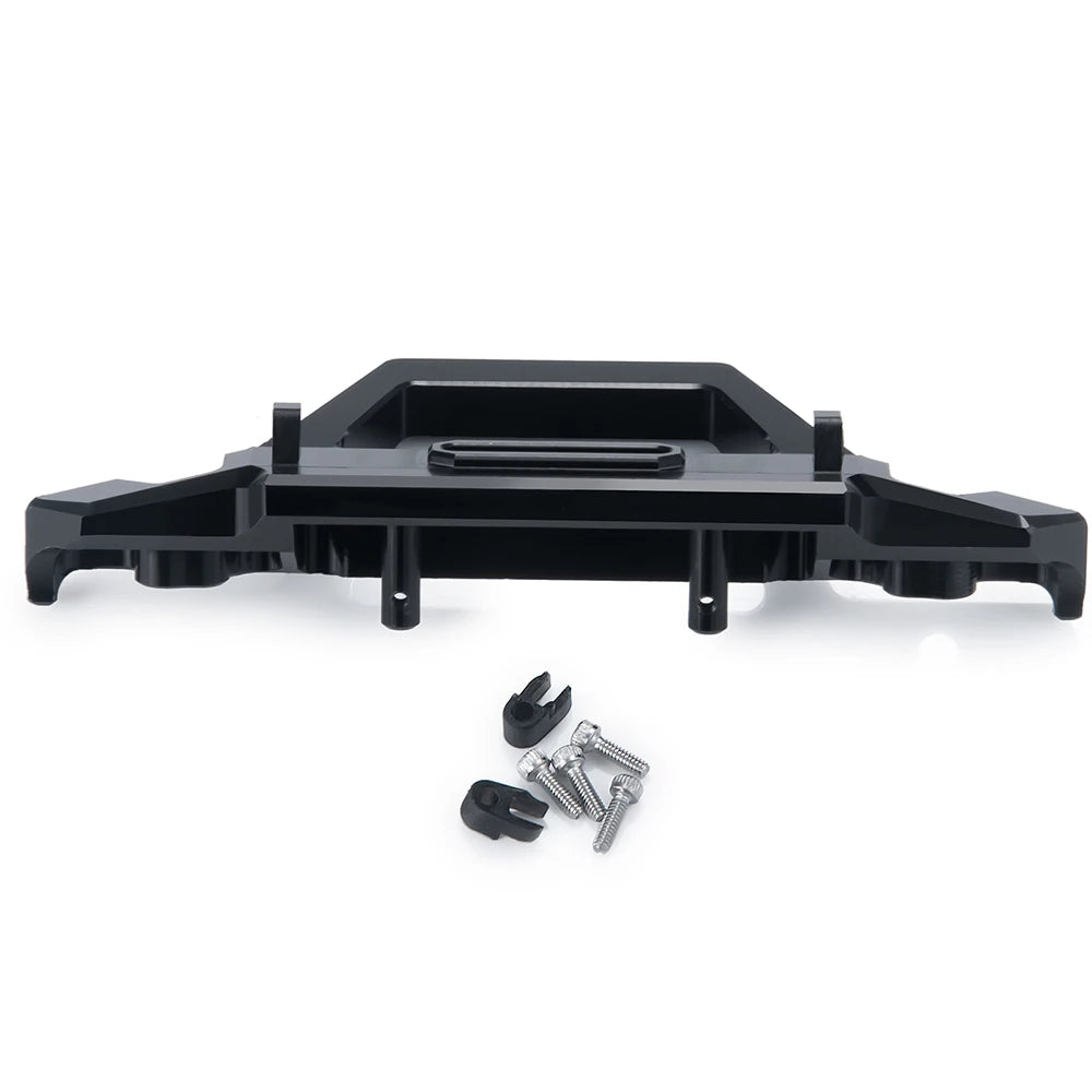 AXSPEED Metal Front/Rear Bumper with Light for Axial SCX24 AXI00002 JEEP Wrangler 1/24 RC Crawler Car Truck Model Upgrade Parts