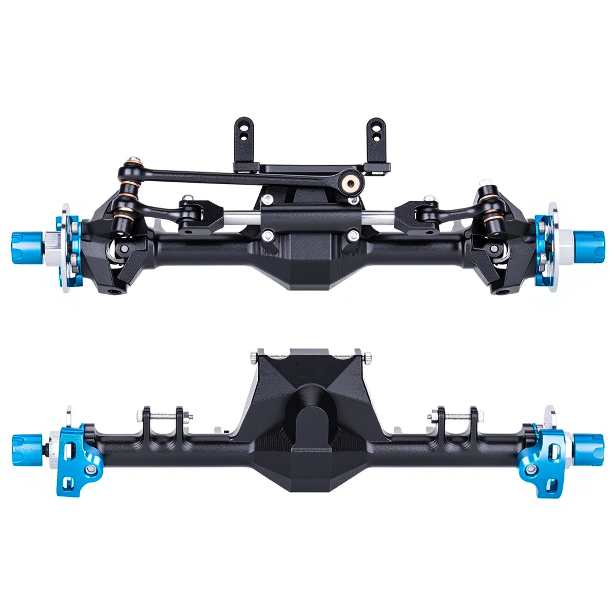 HooCrawler CNC Aluminum SCX24 RC Crawler Axles +9mm Straight Axles for 1/24 RC Crawlers SCX24 90081 C10 JEEP Gladiator