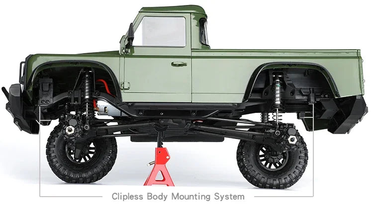 TRX-4 Simulation 324mm Wheelbase 2 Doors Pickup Truck Body Shell for 1/10 RC Crawler Car Traxxas TRX4 DEFENDER RD110 Parts