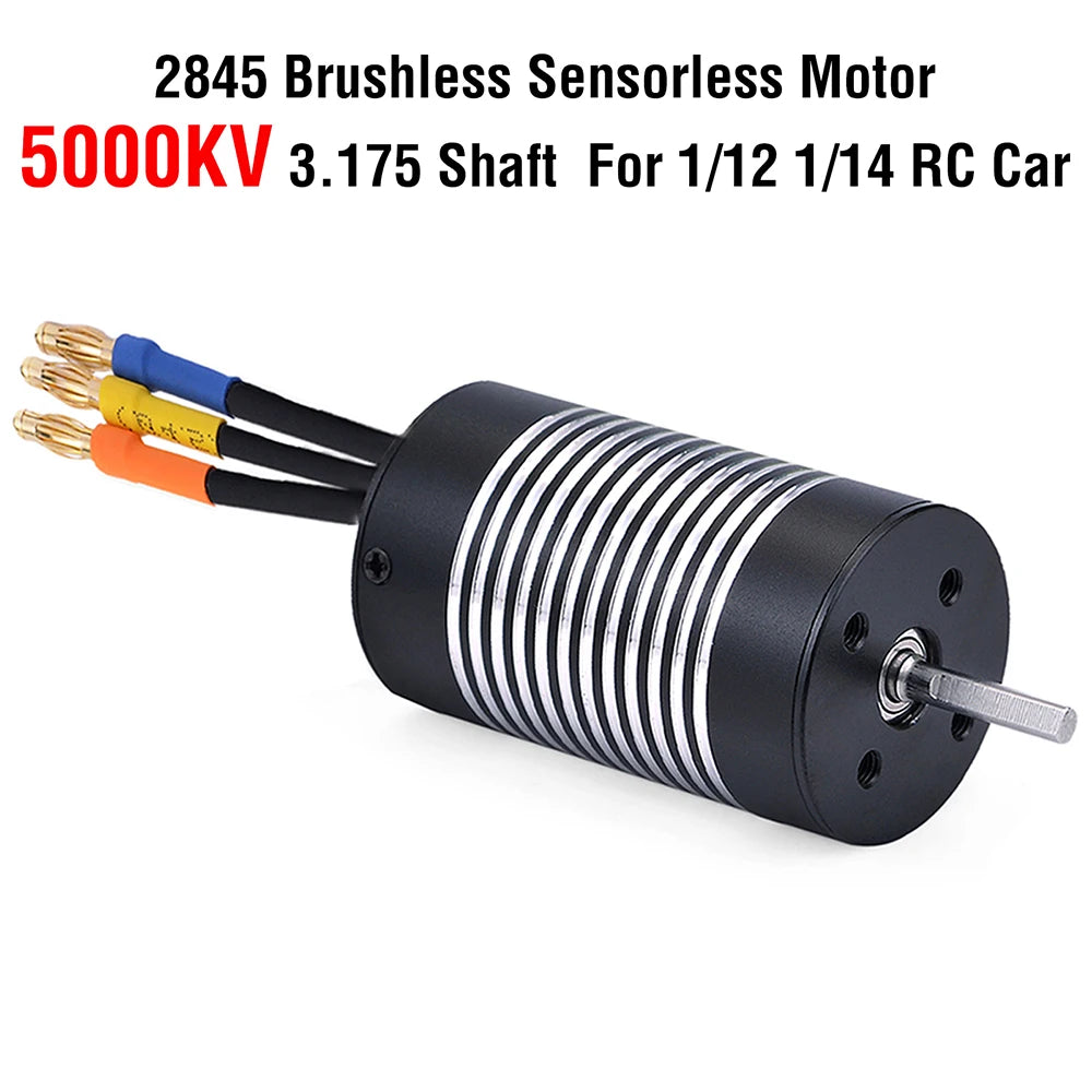 Surpass Hobby Rocket 2845 F540 3650 3660 3665 3670 3674 4068 Waterproof Brushless Motor for 1/10 1/12 RC Car Robot WLtoys 12428