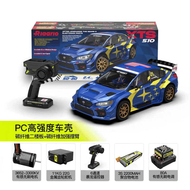 Rc Rally Car 1/10 F10 4wd Rtr Rc Simulation Racing Drift Off-Road Vehicle Model Rally Car 2.4g Remote Control Car Adult Boy Toys