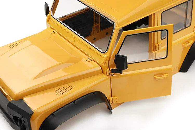 Metal Simulation 4 Doors DIY Pickup Truck Body Shell 313mm Wheelbase for 1/10 RC Crawler Car Traxxas TRX4 Defender RD110 Parts