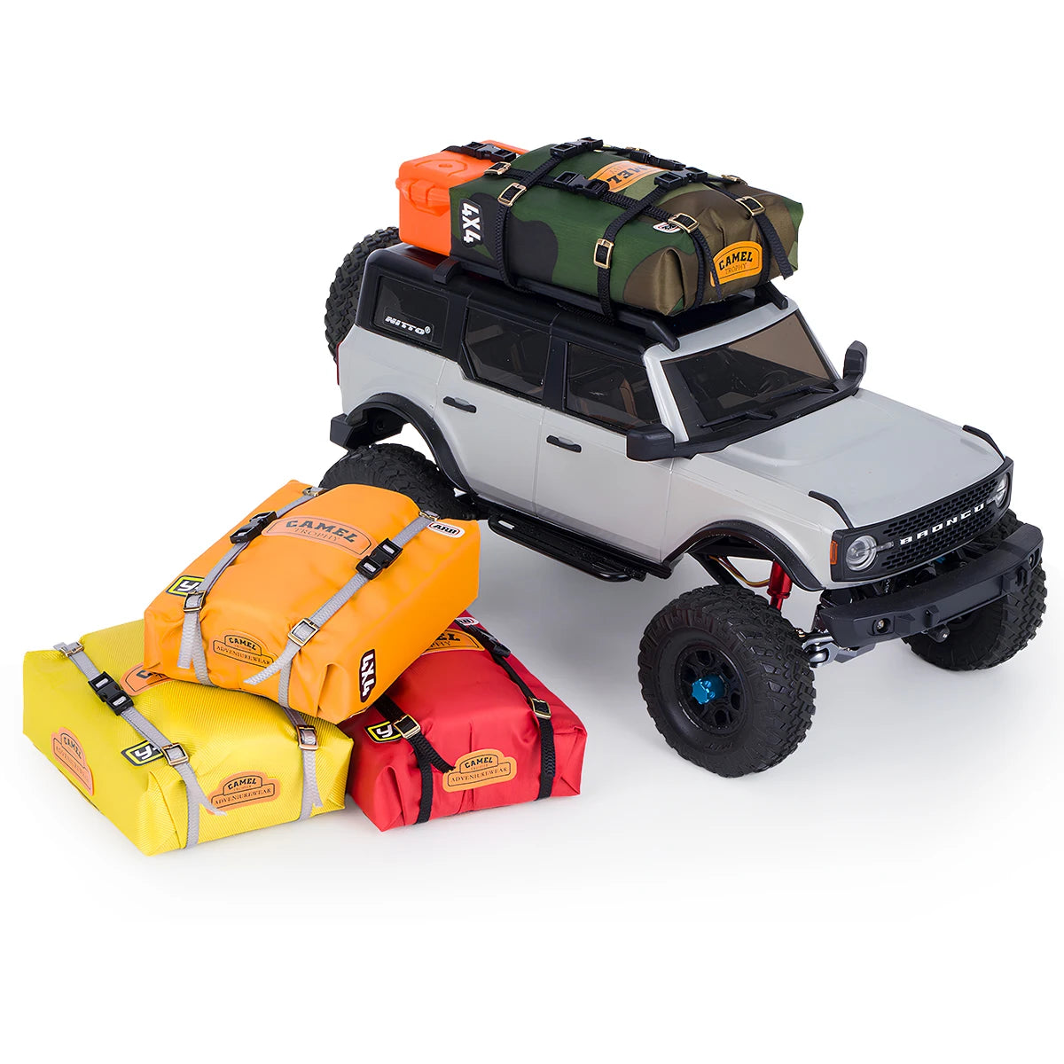 1/18 1/24 RC Crawler Roof Top Tent Simulation Decoration for TRX4M Bronco Defender SCX24 DIY Upgrade Accessories