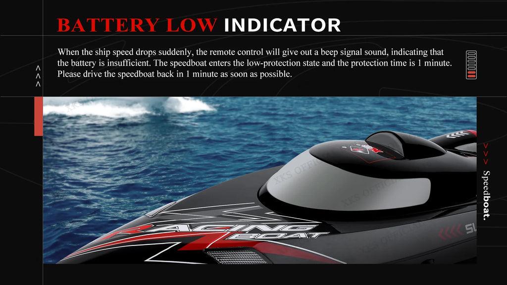Wltoys WL916 RC Boat 60Km/H High Speed 2.4G Remote Control Brushless Motor Low Battery Alarm Electric RC Boat Toy Gift for Boy