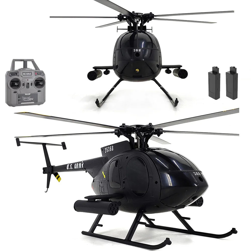 MD500 C189 Remote Control Helicopter Aircraft Add Optical Flow Positioning 6-Axis Gyro Dual Brushless Motors RC Heli for Adults
