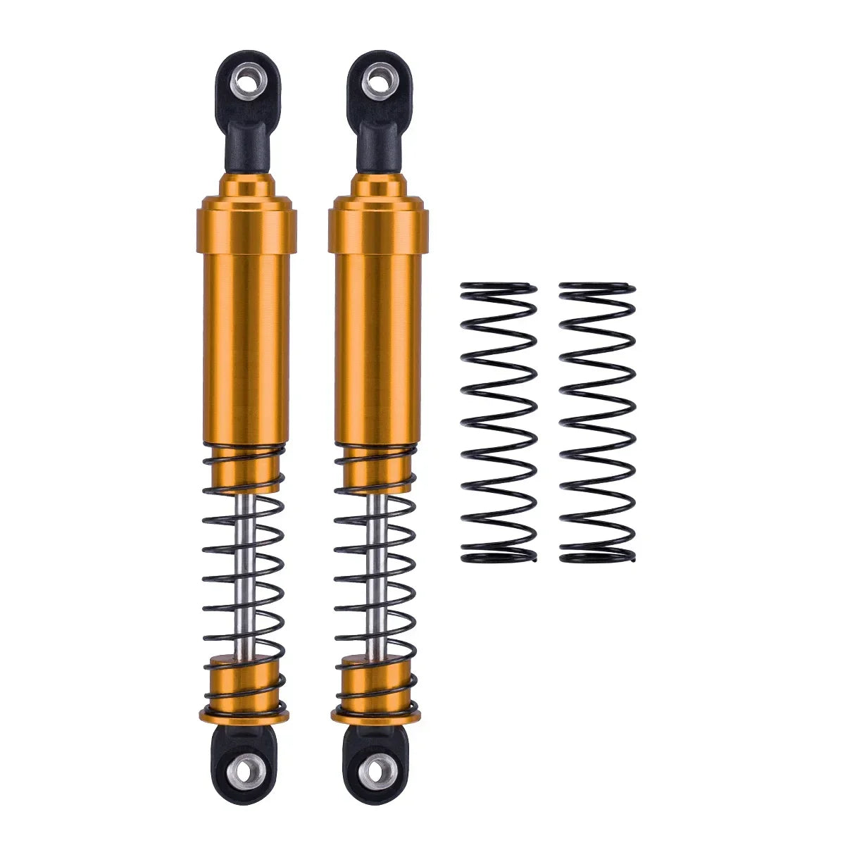 HooCrawler 75mm-115mm Big Bore Shocks with Oil Filled for 1/10 RC Crawler LCG Chassis Cheater Rigs Capra SCX10 TRX4 Gspeed V4