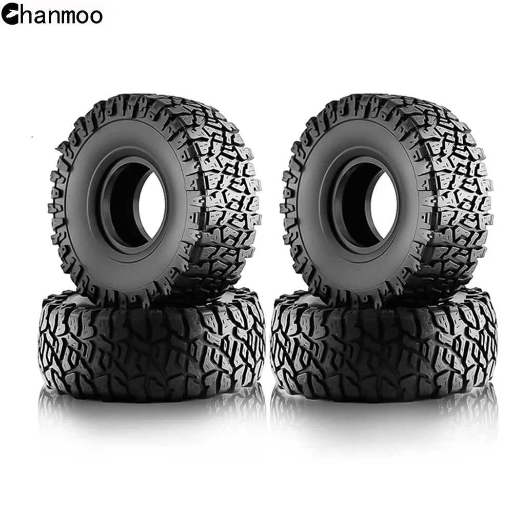 1.9in Crawler Tires Rock Wheels Mud Tyre for 1/10 Scale RC Car Axial Traxxas SCX10 II III TRX4 RC4WD D90 YK4102 Gen8 Redcat