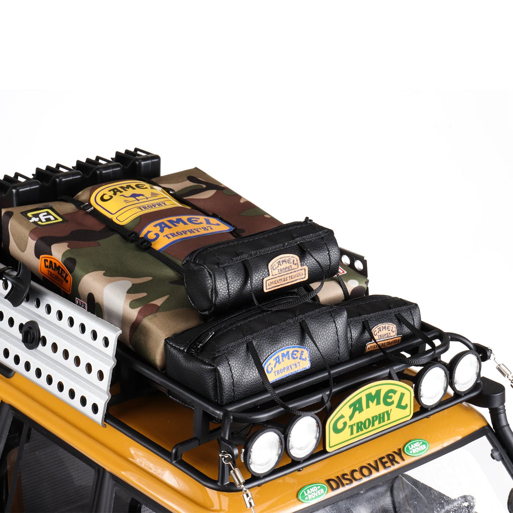 RC Simulated Leather Bag Scale Decoration Luggage Replica Roof Bags for 1/8 1/10 1/16 1/RC Crawler SCX10 TRX4 TRX4M WPL